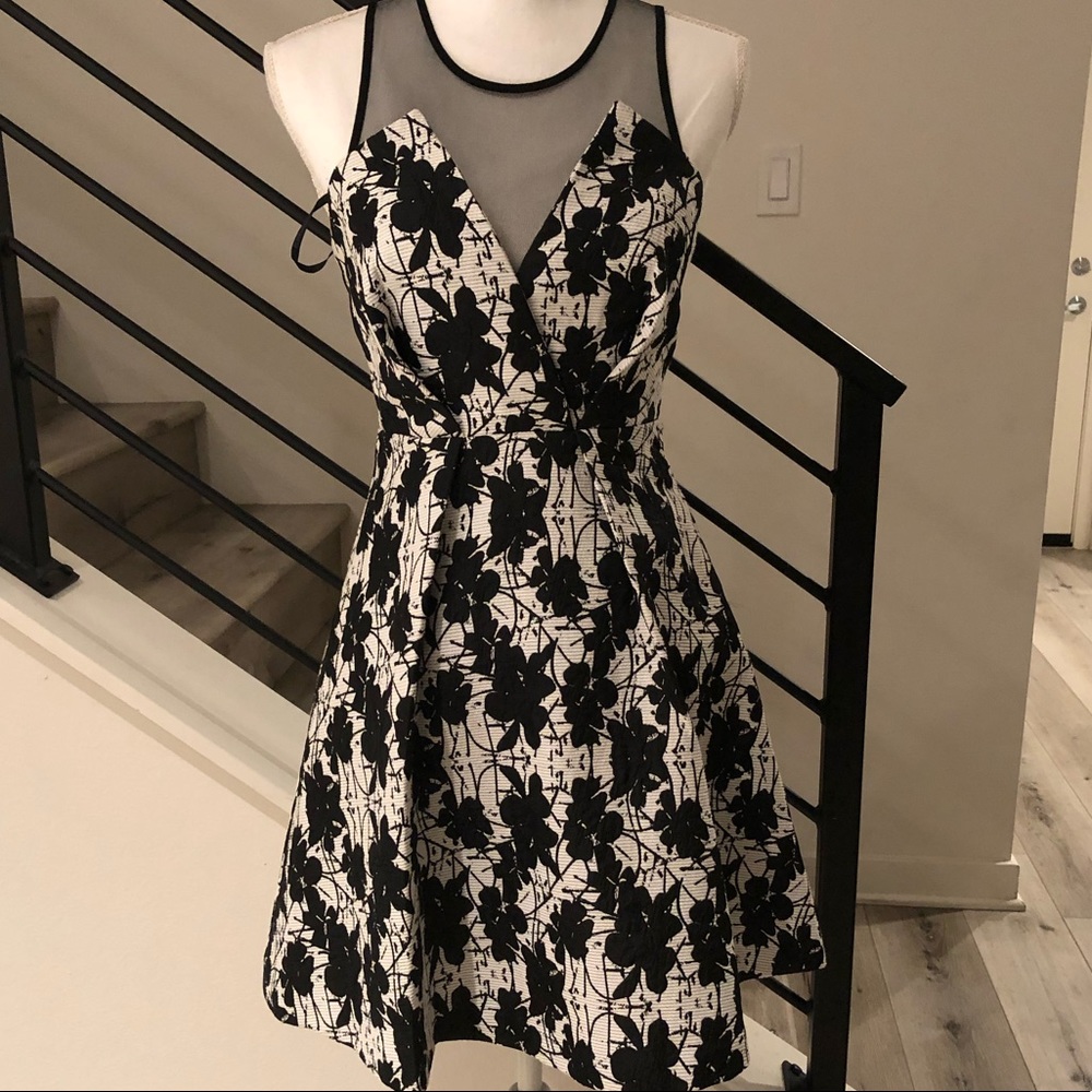 BCBG Generation Women's Mix-Media Cocktail Dress